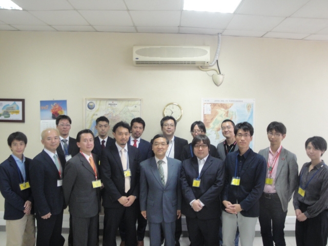Ambassador Miyashita and Japanese IT entrepreneurs