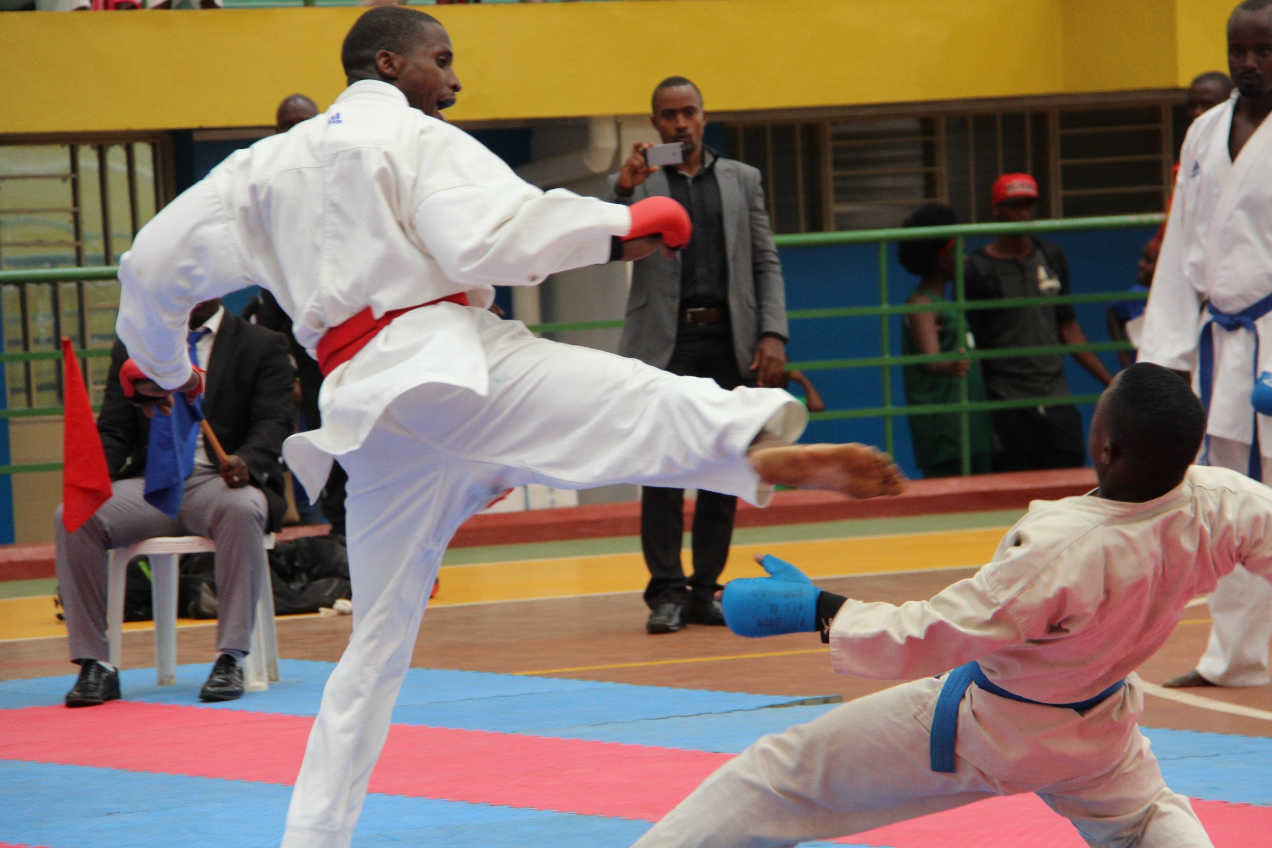 Male Kumite fighting