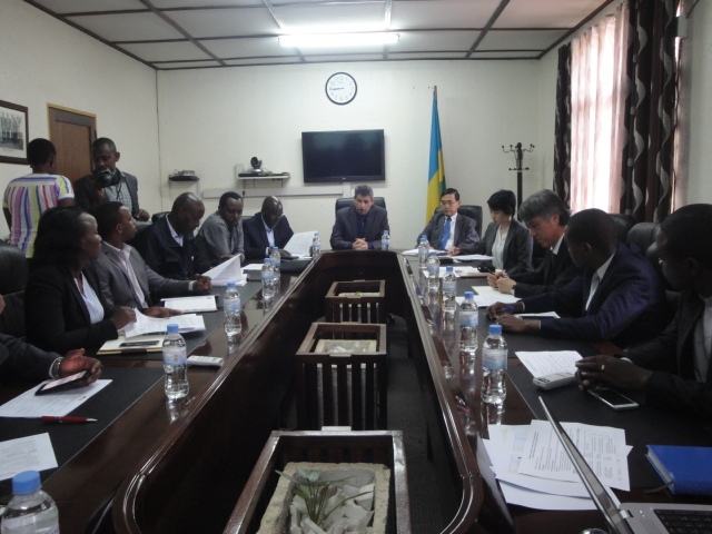 Press briefing at Rwanda Energy Group