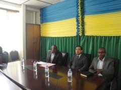 Ambassador meets with Hon. Mudaheranwa