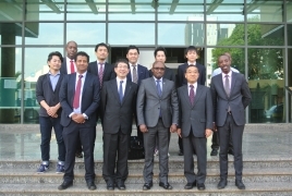 Courtesy call on Hon. Nyamulinda, Mayor of Kigali