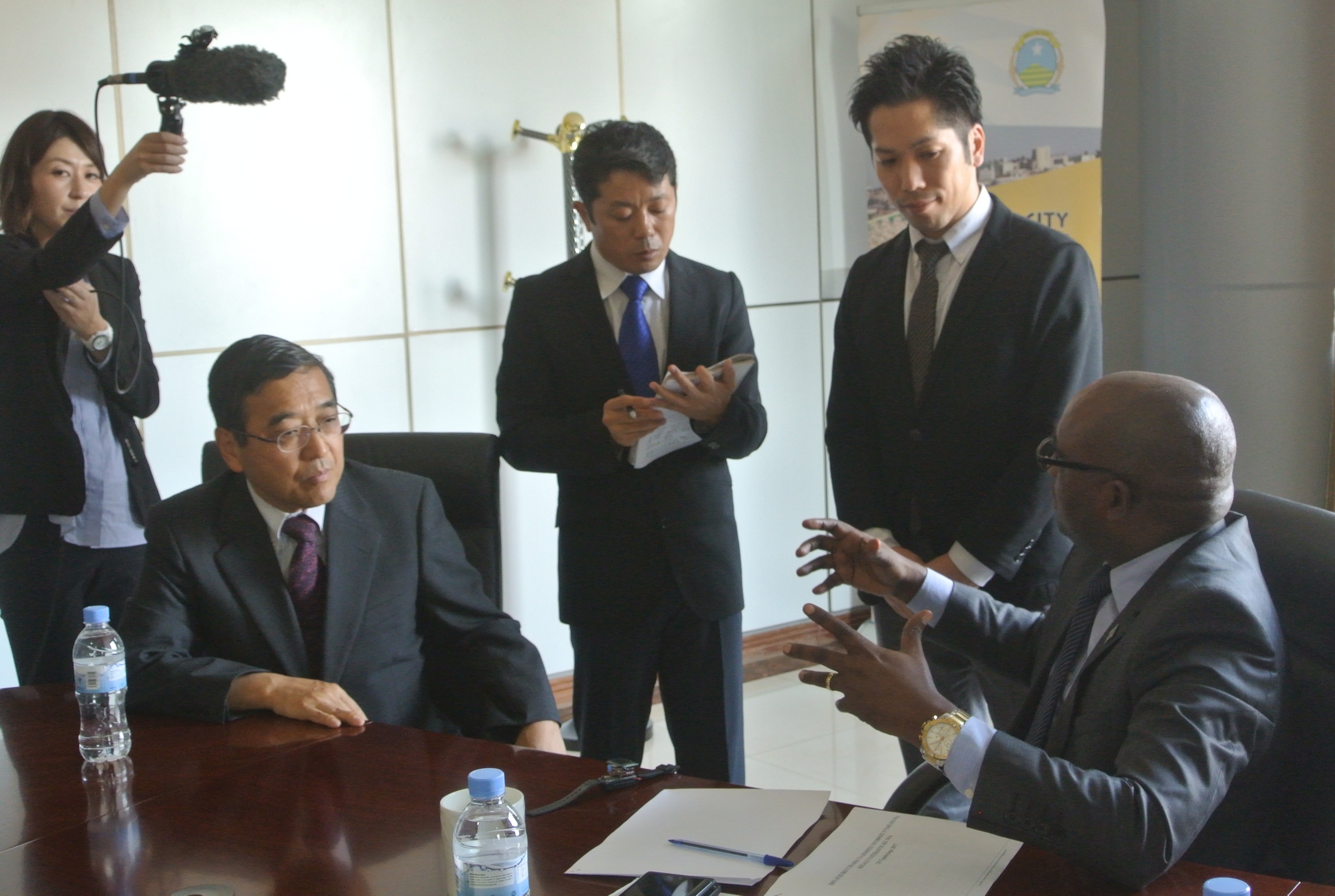 Products presentation by a Japanese private company