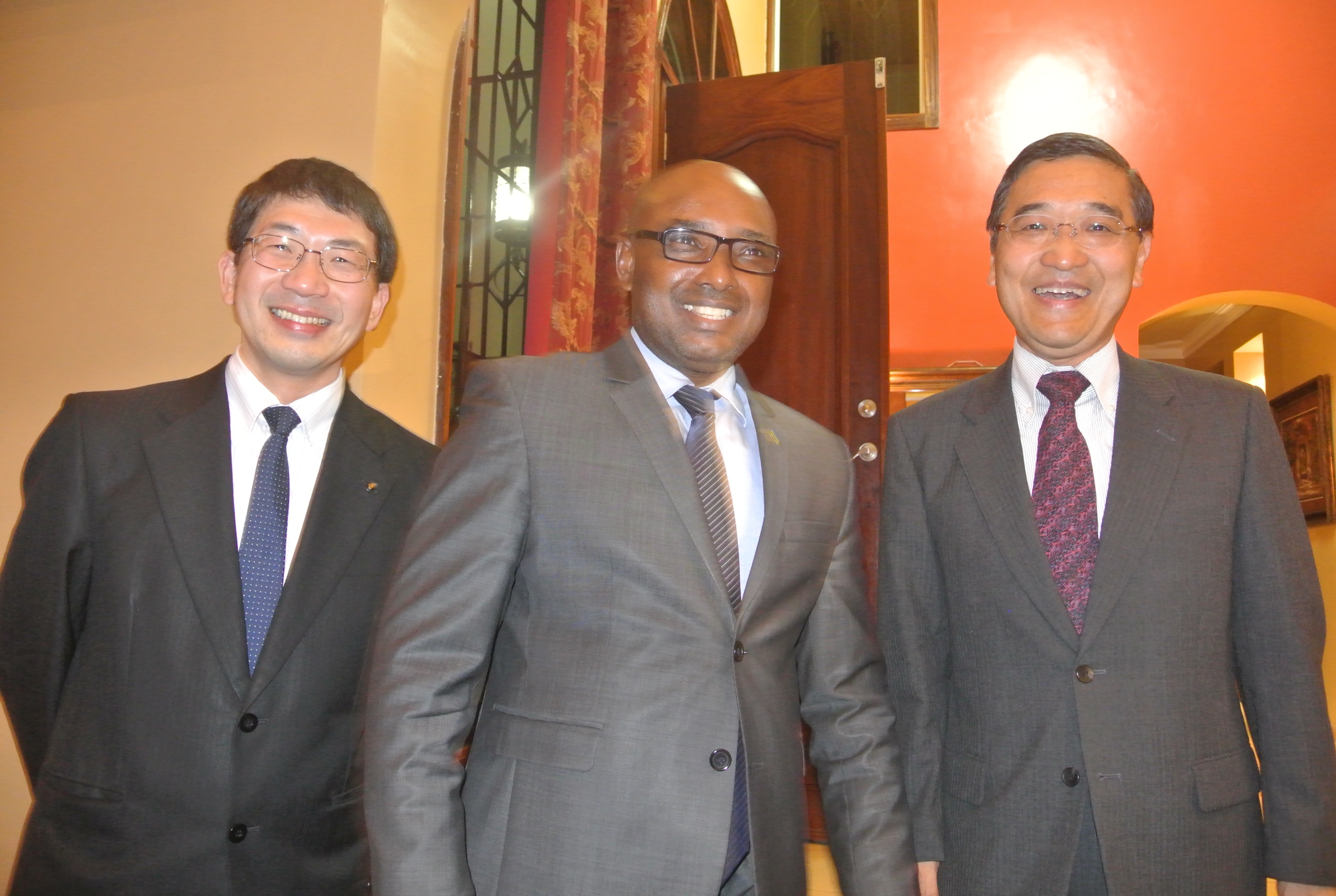 Mayor Nyamulinda attended the reception as a guest of honor