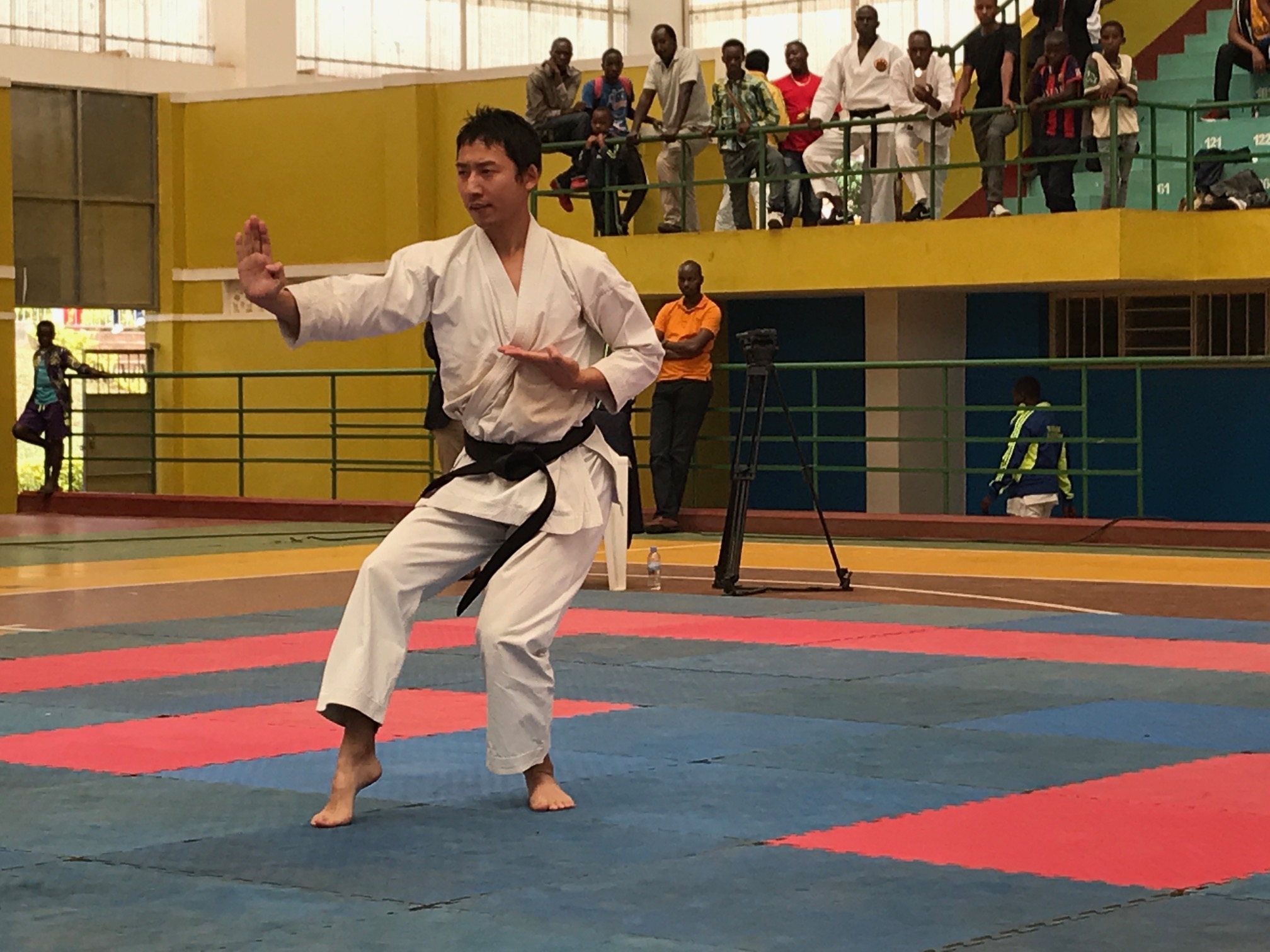 Mr Yuji's kata demonstration