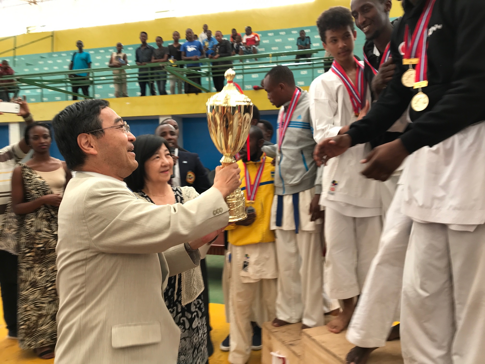 Ambassador's Cup awarding to the winners