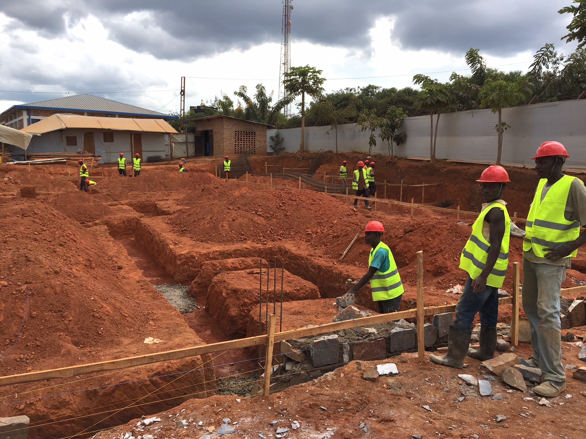 Construction site of maternity ward