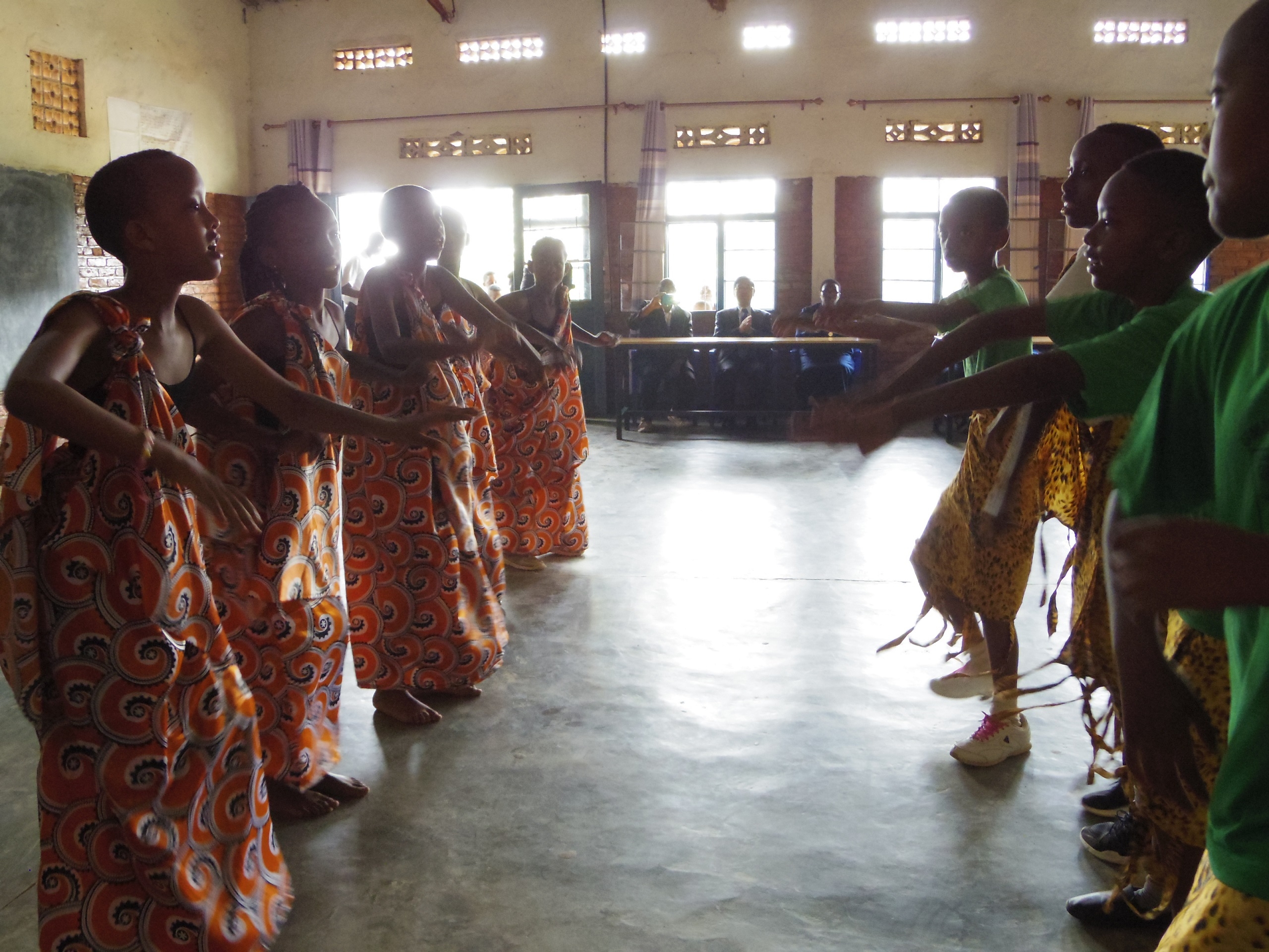 Traditional dance by students