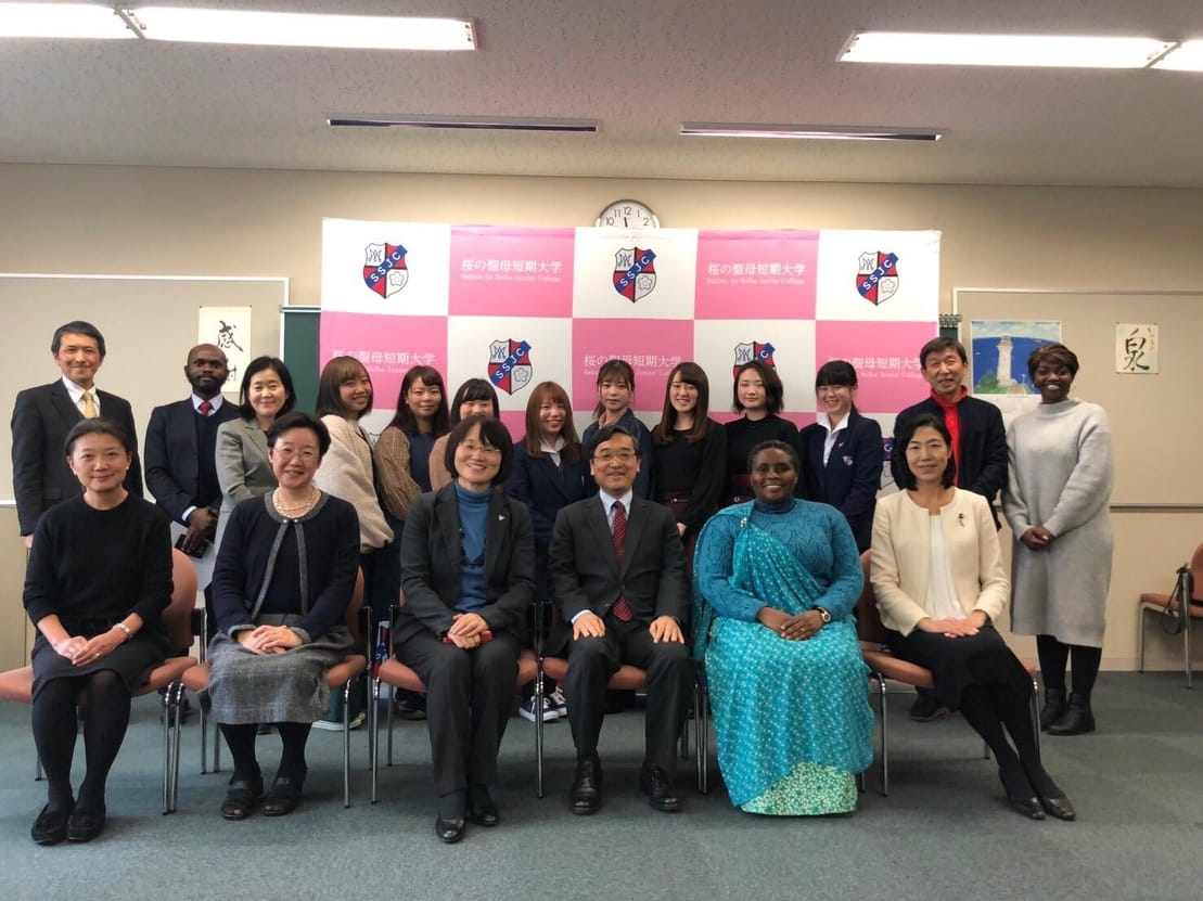 Group Photo at Sakura no Seibo Junior College