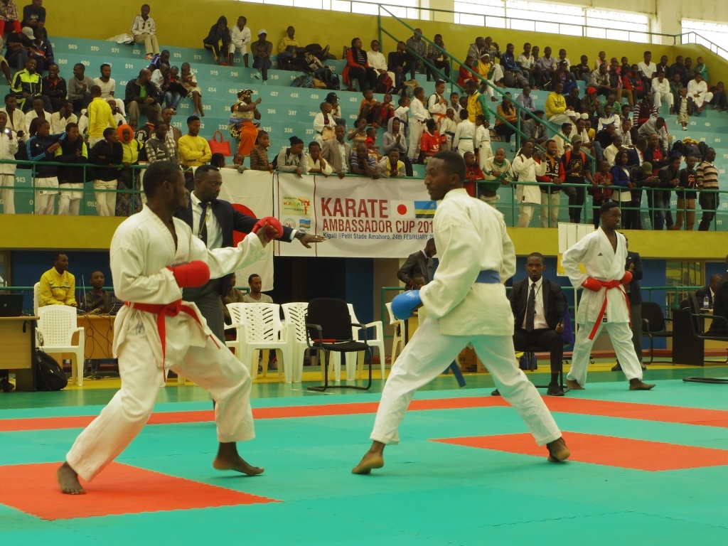 The final of male kumite