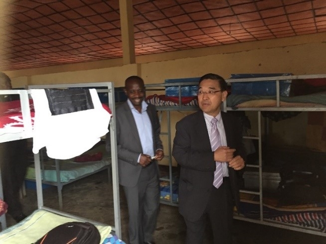 Inspection of the dormitory