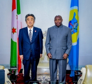 With the president